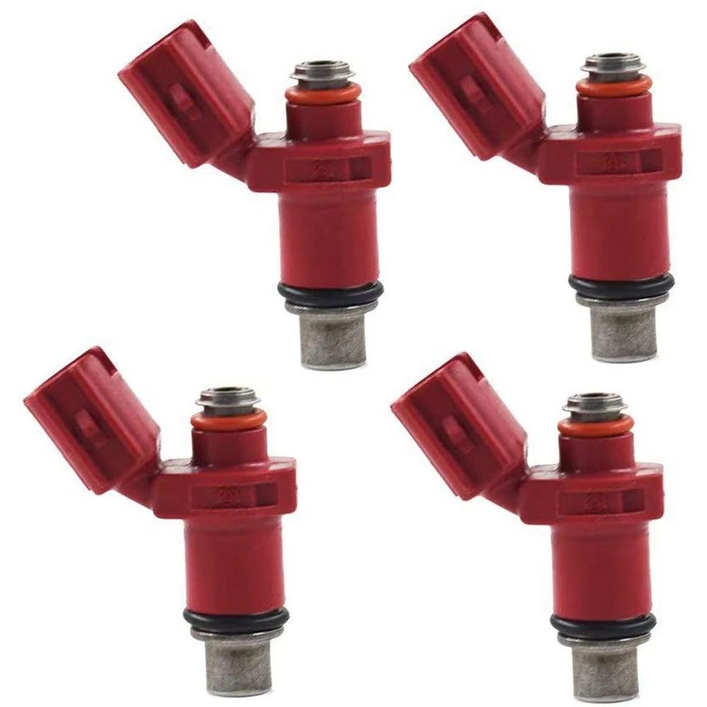 6D8-13761-00-00 4PCS Fuel Injectors For Yamaha Outboard 80 BEL 75-90HP 4 Stroke