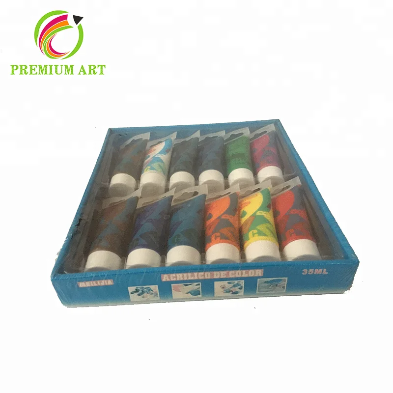 Customized water drop art painting professional acrylic paint set