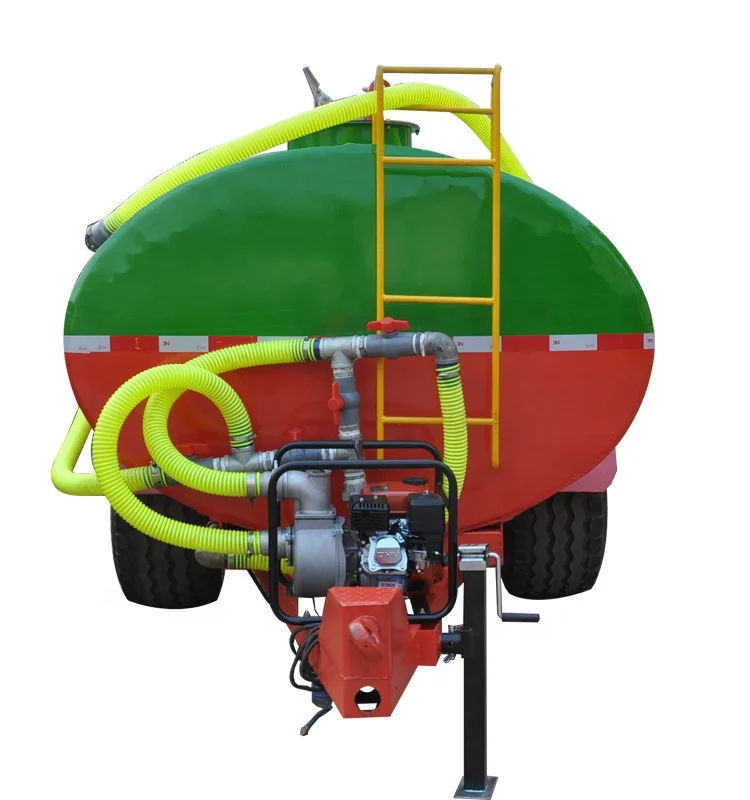 Tractor Trailer For Transport Water Tanker With PTO Pump