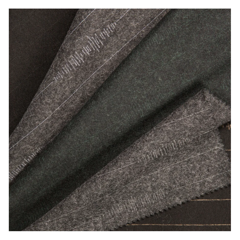 New design custom hot Italian cashmere fabric Australian merino yarn dyed wool polyester suiting fabric for coats