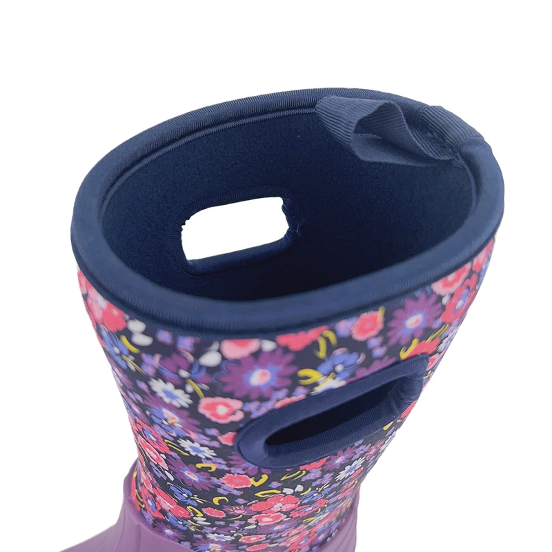 Mid Calf Rain Boots for Women Waterproof Insulated Neoprene Mud Boots Outdoor Hunting Garden Boots