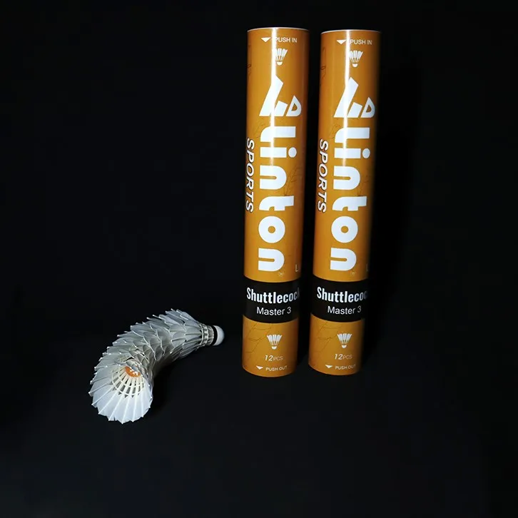 Chinese manufacturer White Duck Feathers Shuttles Badminton Shuttlecock hybrid shuttlecocks tournament