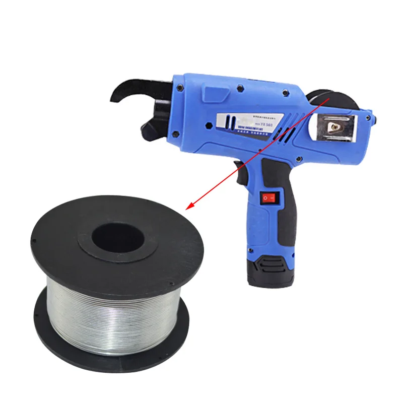 
For Building Projects Original Steel Rebar Tying Wire Roll Rebar Tying Machine Fitting Wire Spool Coil 0.8mm 110m 
