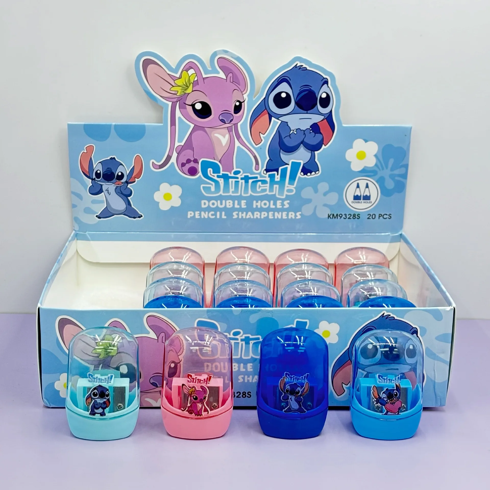 School Stationery Pencil Sharpener, Double Holes Kuromi Pencil Sharpener, Cartoon KT Sharpener for Girls