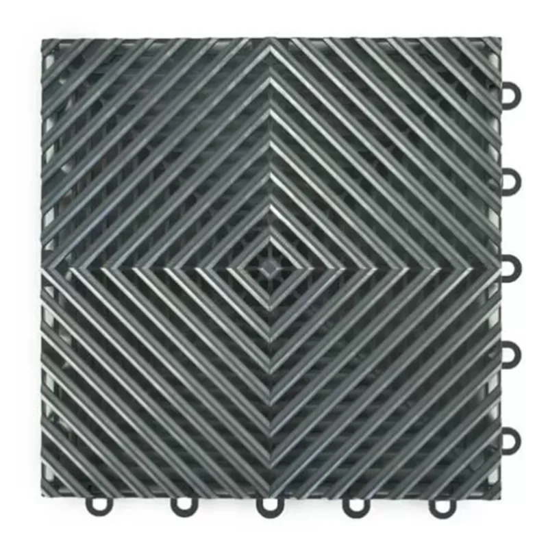 Modular Interlocking Flooring Tile PP Plastic Garage Drainage Floor Tiles for Car Wash