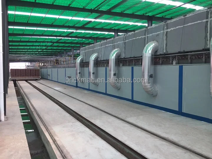 Brick production line Tunnel Hollow Block Firing Automatic Oven Red Mud Clay Brick Tunnel Gas Oven