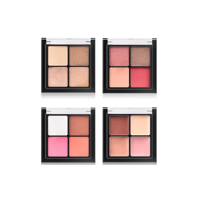 
High pigment 4 color eyeshadow palette wholesale private label eyeshadow 