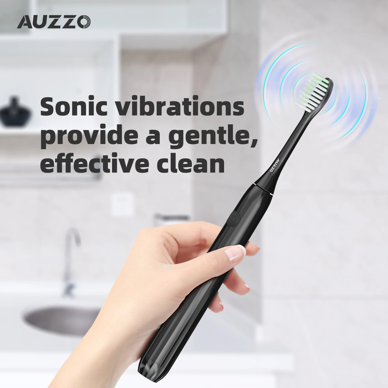 Oem Deep Clean Battery Powered Toothbrush Sonic Vibration Electric Toothbrush For Adult