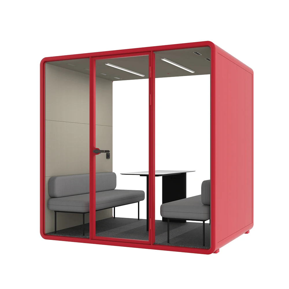 Acoustic meeting pods silent booth for office room