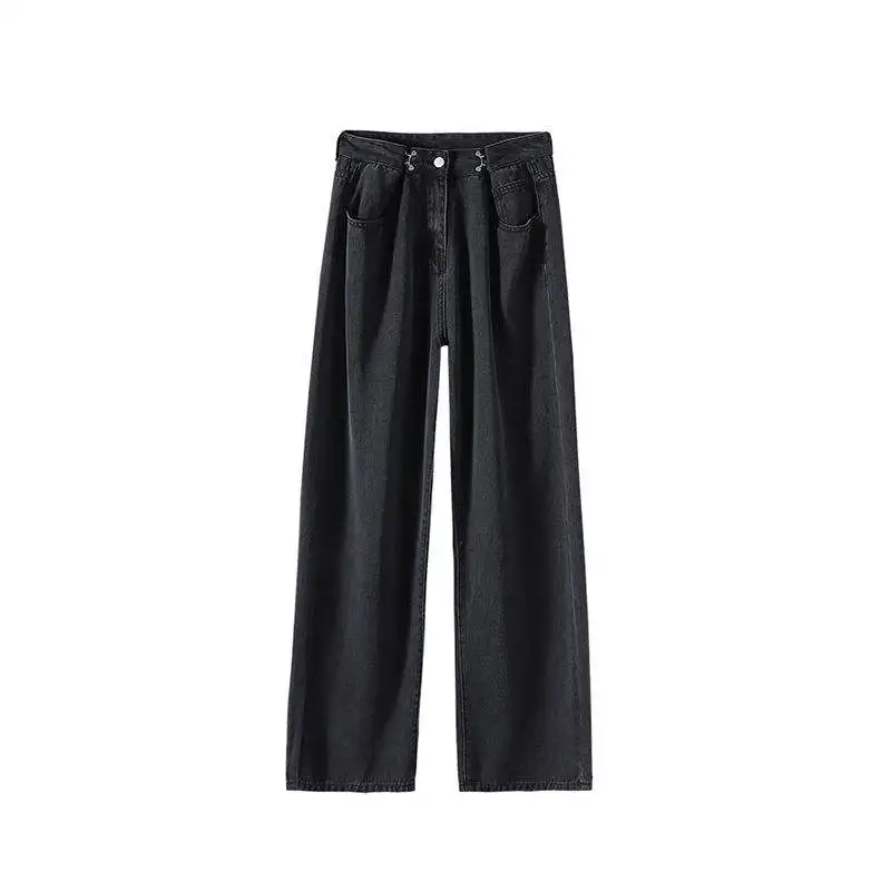 wholesale fashion ripped destroy hole cut and sewn high waist women jeans