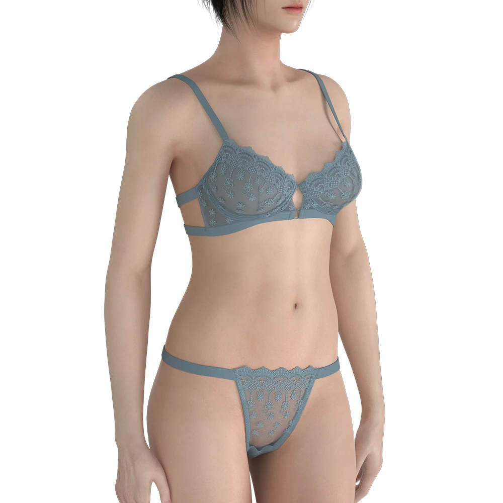 Ladies Lace Underwear Clothing Sexy Lingeries And Panties Womens Bra & Brief Sets