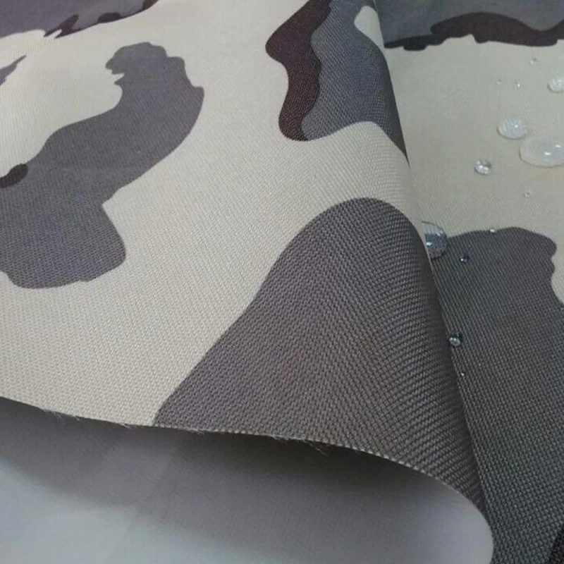 pu coated 600d oxford 100% polyester printed Camouflage Oxford