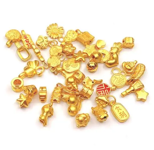  Роскошные модные однотонные 999 чистого 24K золотое ожерелье Подвески Кулоны из нержавеющей стали для женщин женские свадебные туфли на очень высоких ювелирные изделия помолвки свадьбы