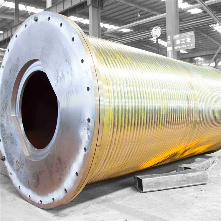 Material Handling Machined Steel Crane Drum Gantry Crane Electric Motor Drum