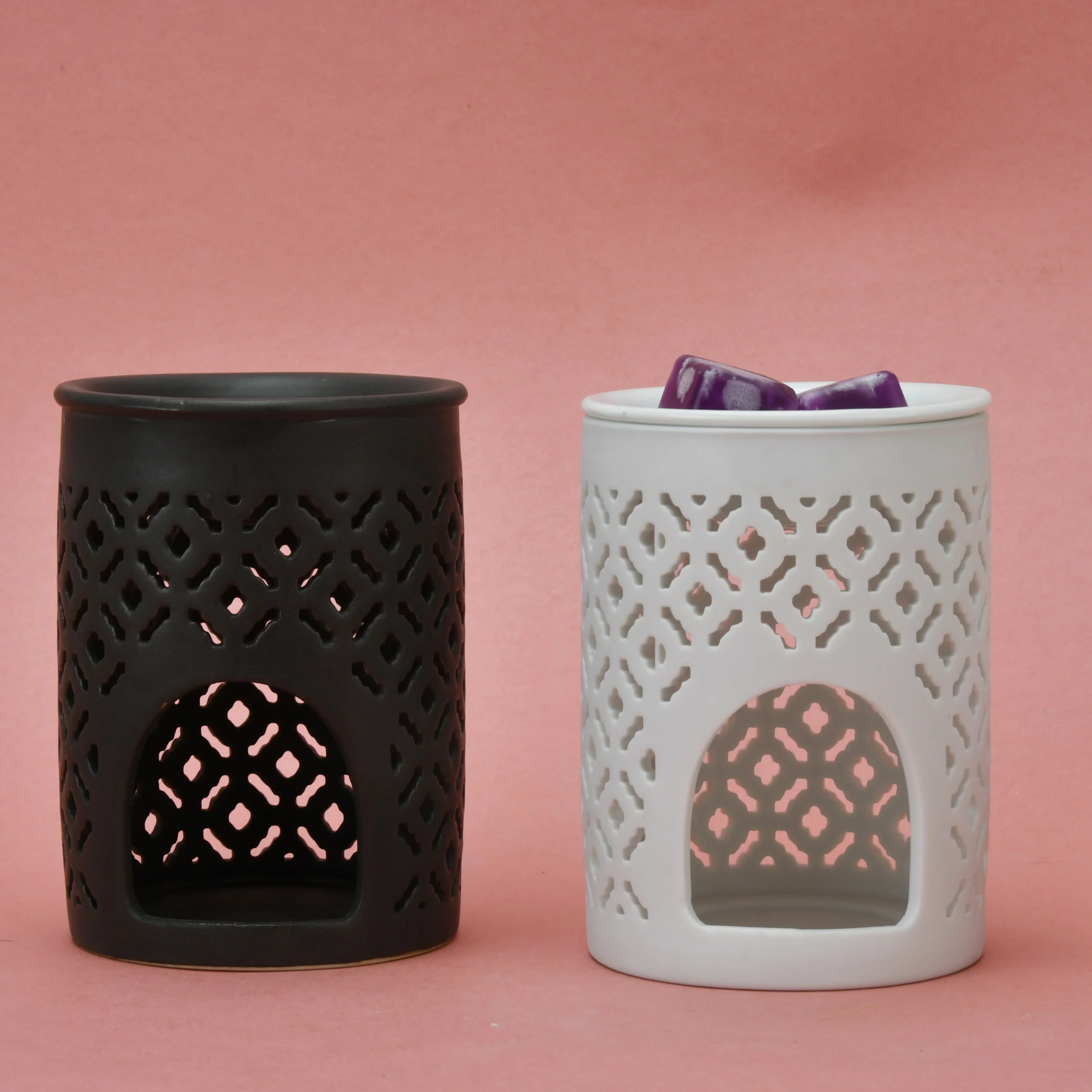 White Ceramic Incense Wax Melt Warmer Burner Essential Fragrance ceramic oil burner