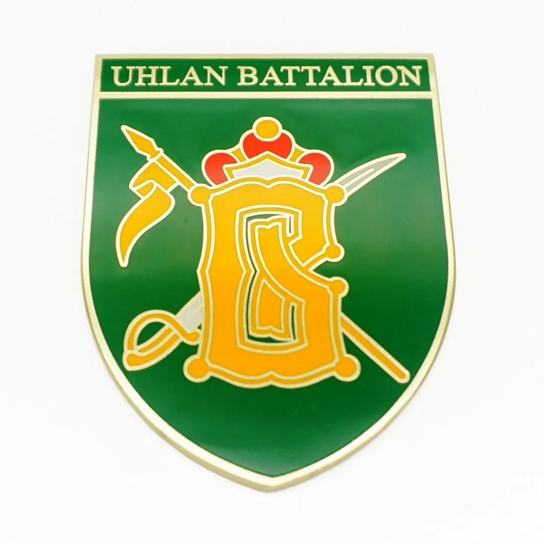 Business Gift Custom metal plate award shield top quality Zinc Alloy Award Gold Metal Souvenir metal enamel coated plates