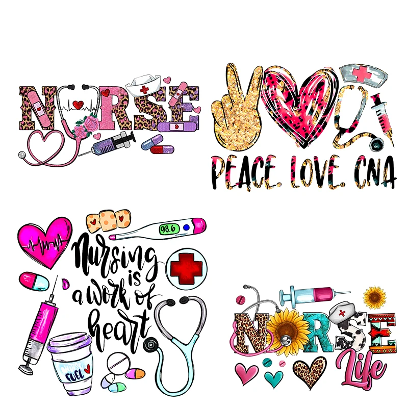 Custom LPN personality DIY pattern designs DTF Transfers Designs Ready To Press Plastisol heat transfer color images
