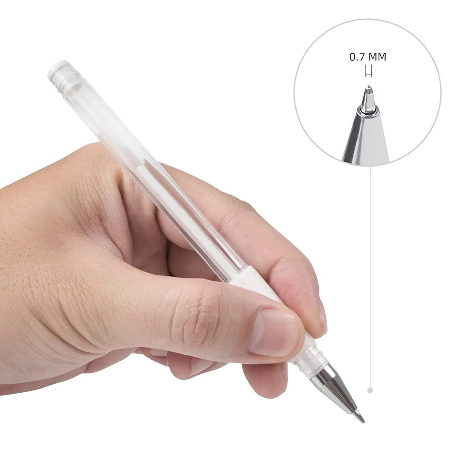 New Personalized Eyebrow Microblading Marker Pen, Makeup Tattoo Skin Marker Pen, White Gel Pen for Brow Mapping