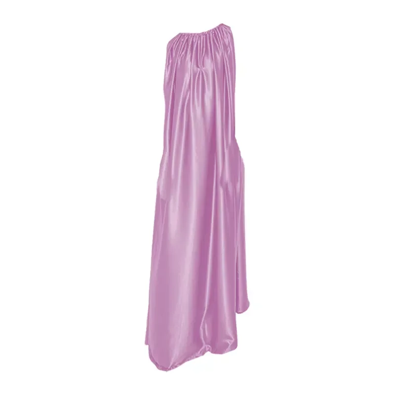 Custom Luxury Sauna Gown worn during V steam treatment yoni steam capes silk like bouncy yoni gown