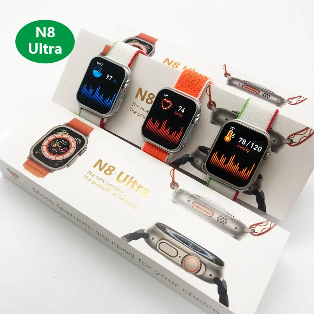 2022 New IWO N8 ultra T500+pro Z36 W37 HW22pro smart watch series 6 T500+plus 1.75 inch sports smartwatch IP67 waterproof watch