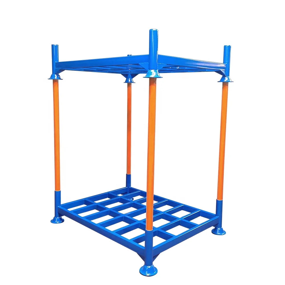 
powder coated simple structure stackable collapsable rack with cheap price 