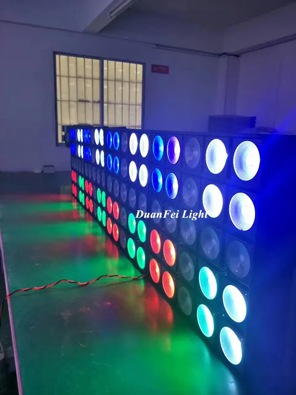 dj equipment stage cob led blinder light pixel dot lyre wash 25x30w rgb 3in1 led matrix light