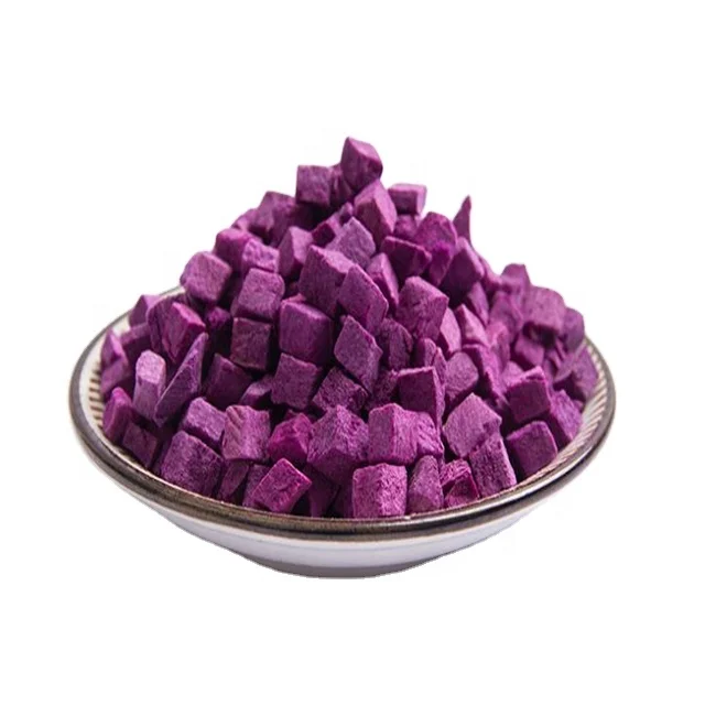 High Quality Freeze Dried Purple Sweet Potato Dice