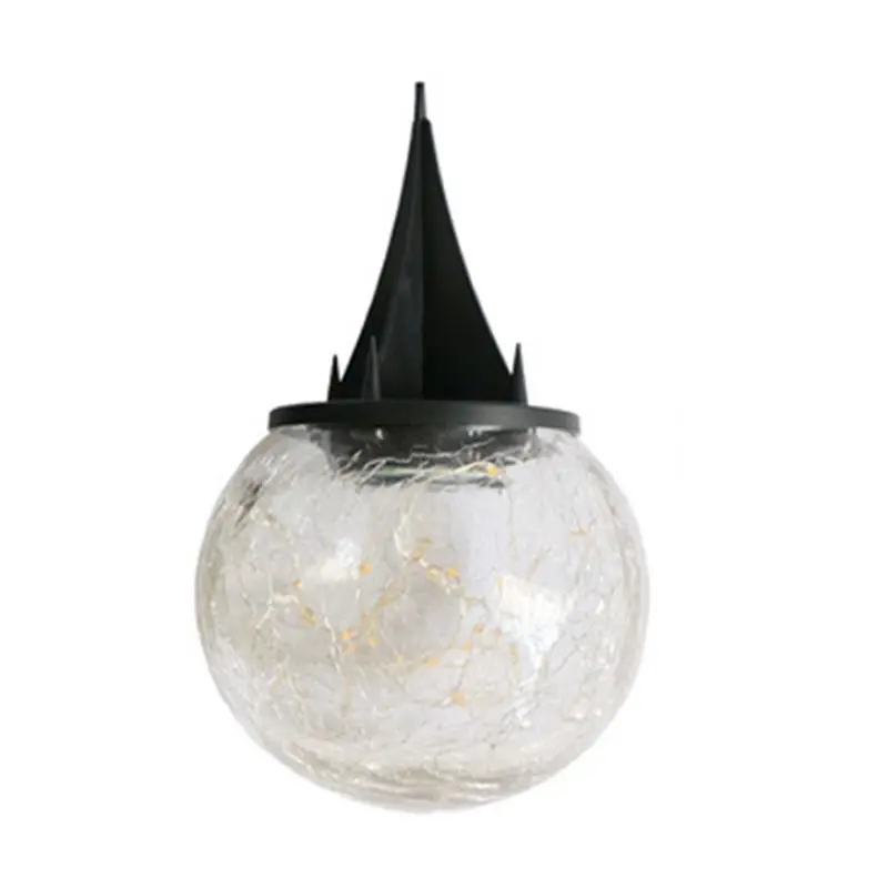 Прочный стеклянный шар умный датчик Простая установка коридора сад земля дорожное украшение освещение Солнечный светодиодный садовый свет