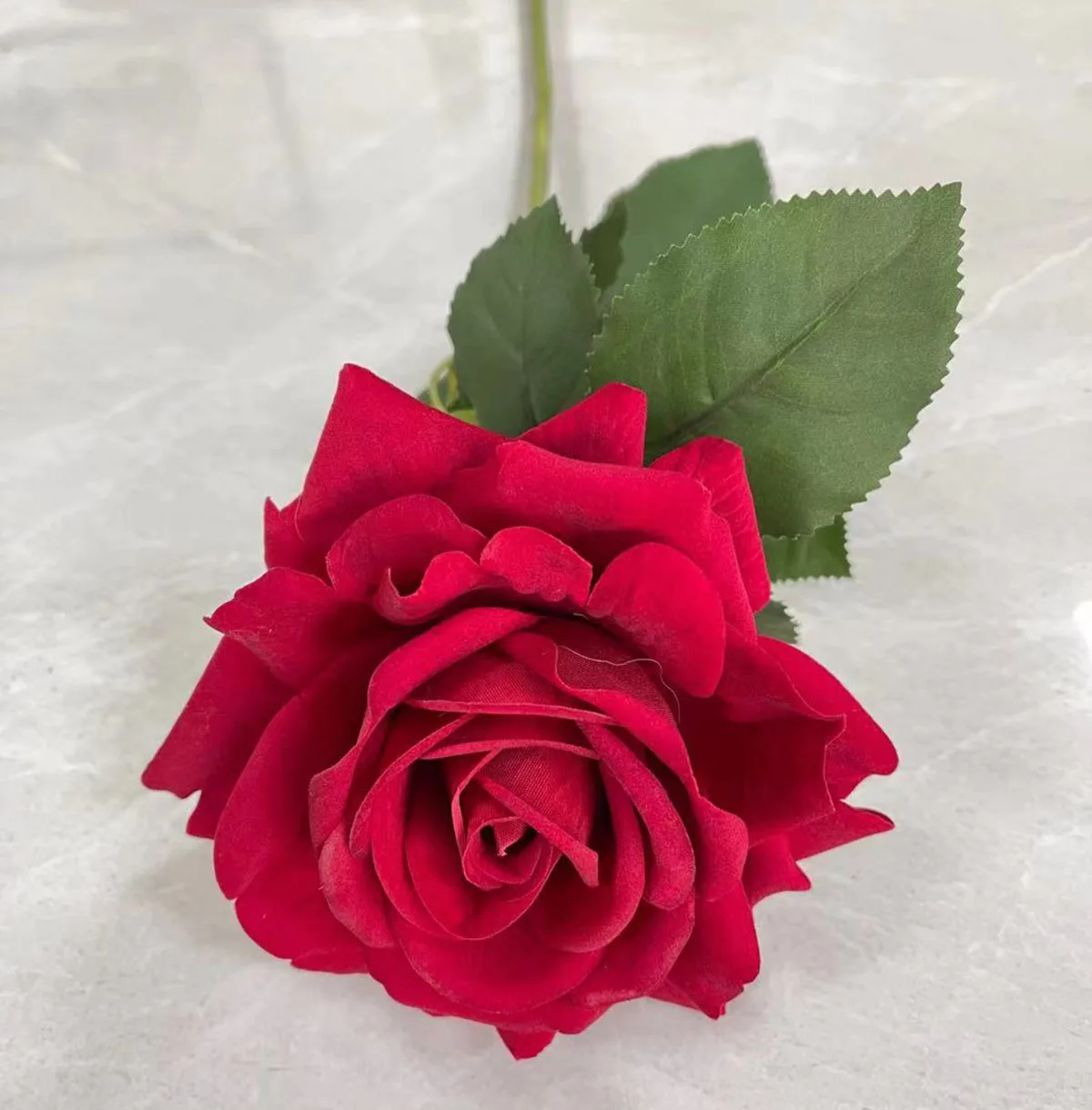 lusiaflower wholesale real touch artificial single velvet rose flower, artificial rose home holiday wedding decoration