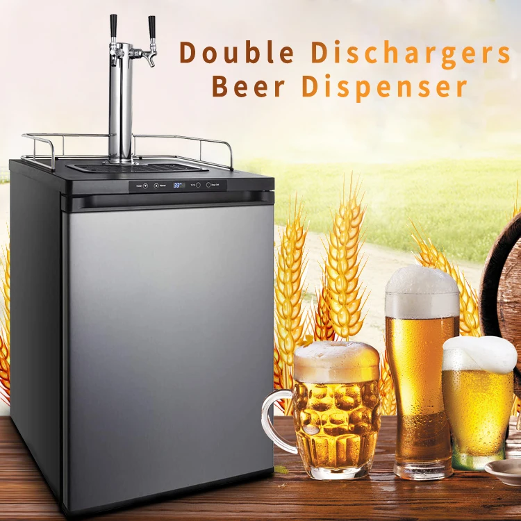 Bokni Factory Sale Beer Tower Dispenser Cooler Kegerator With Digital Display
