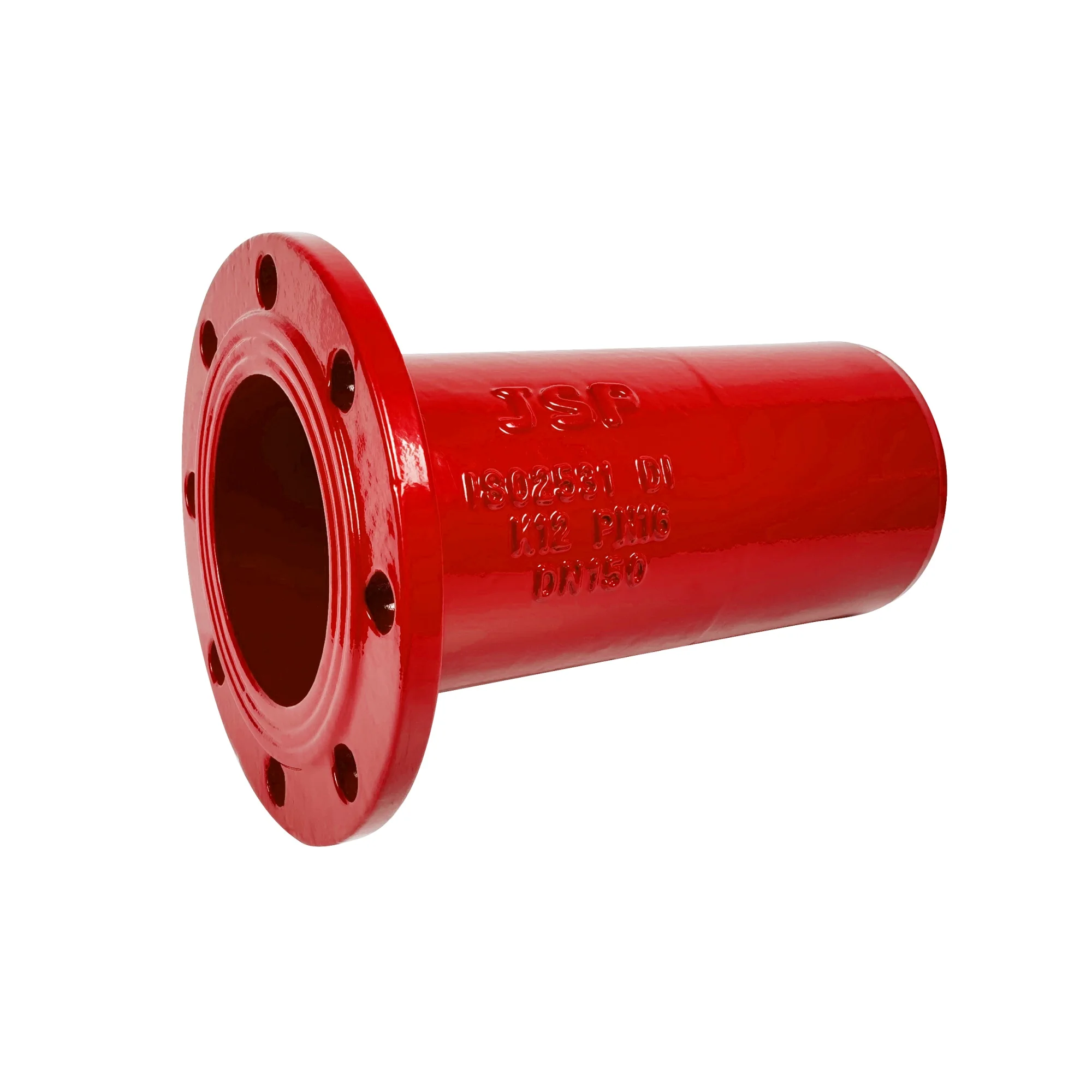 JSP  Red Epoxy PN16 DI China Fire Hydrant Ductile Cast Iron Pipe Fittings Ductile Iron Spigot Flanged Fittings For Water