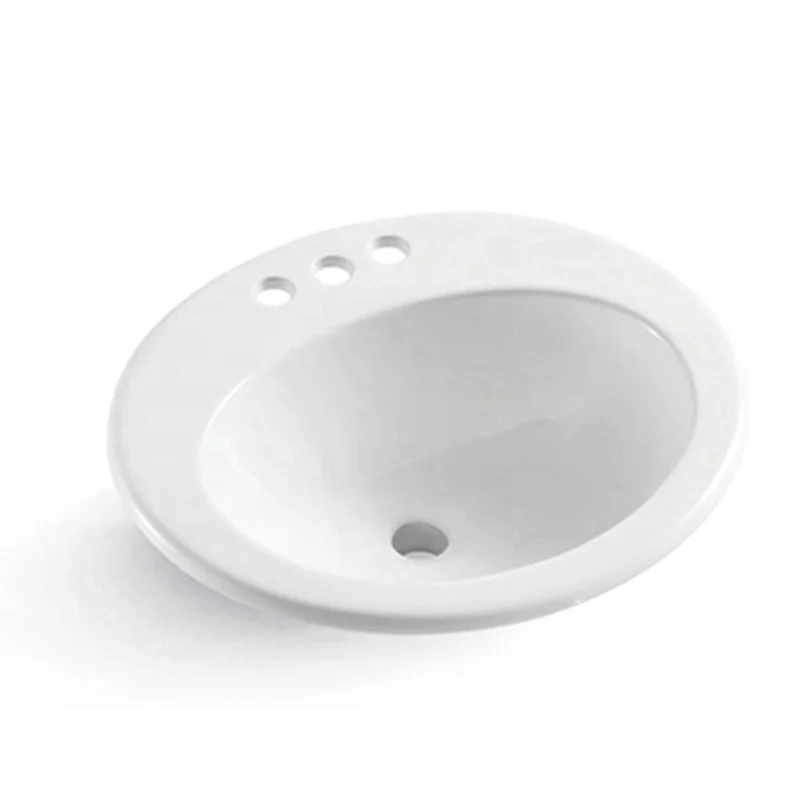 2020 New 51*44*23 cm Under Counter Sink White Bathroom Ceramic Oval Basin For Low Price Sanitary Ware
