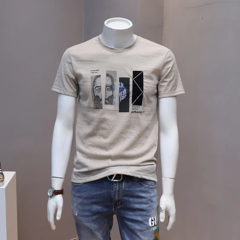 High Quality Unisex Letter Printing Bathing Ape Shirt Fashion Designer T Shirt Men Trendy Loose Printed Tshirt with Hot Sell