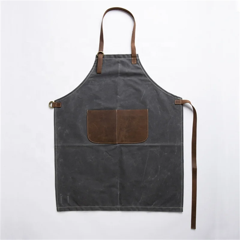 Swelder Long Heavy Duty Cowhide Leather Heat Resistant Fire Proof Safety Work Welding Apron For Men