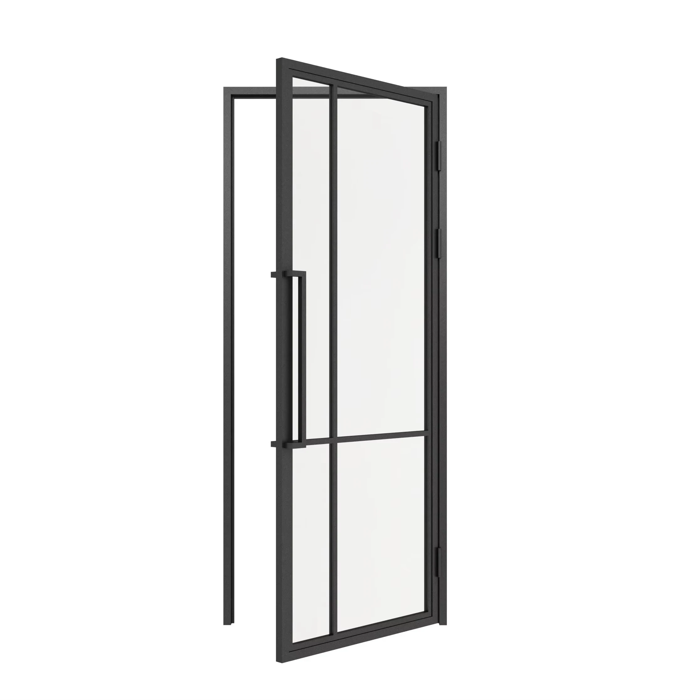 Black Glass Doors Luxury Steel Doors