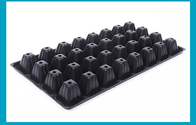 Wholesale Cells Flower Vegetables Plant Germination Growing Seedling Trays Plastic Garden Nursery Tray