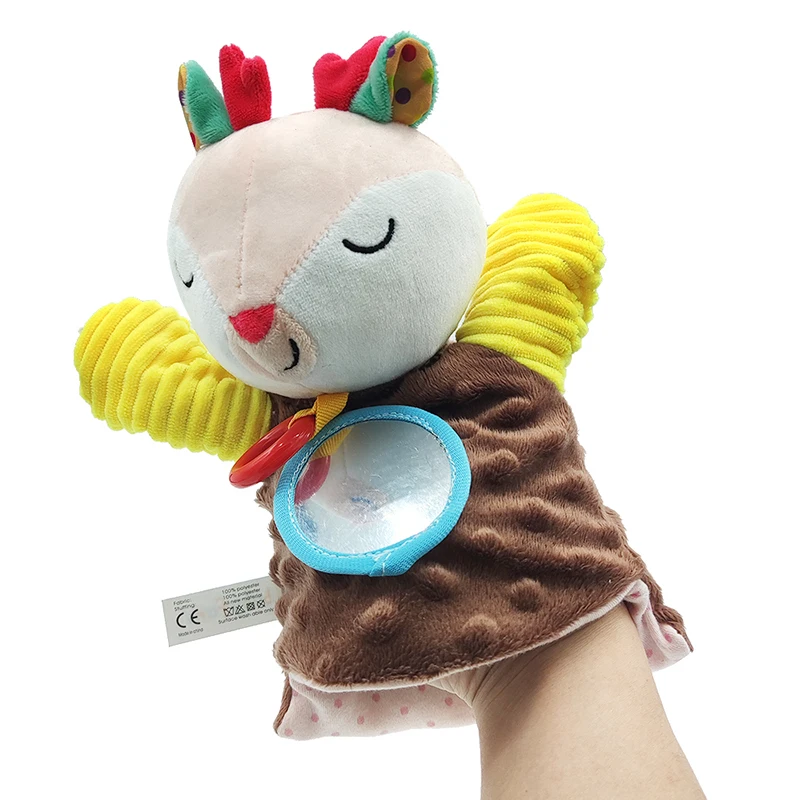 2022 new design product baby Animal Hand Puppets Plush Education Learning Puppet Toy
