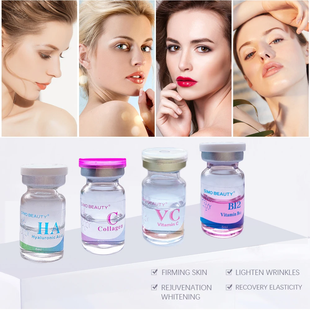 Skin whitening collagen and biotin ha mesotherapy solution body building ampoule germany made in China