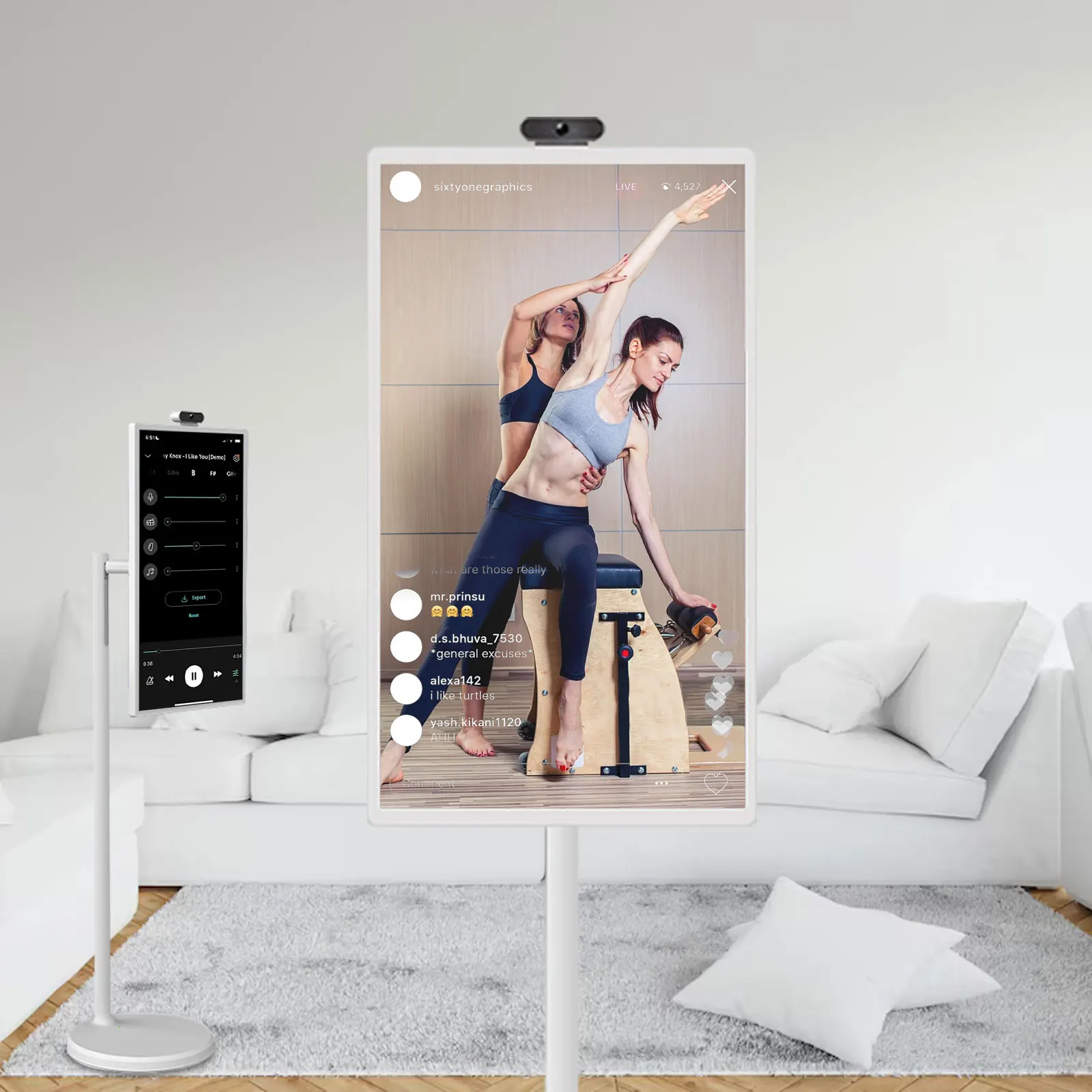 Professional 21.5 Inch stanbyme Remote Incell Touch Smart Live Streaming Equipment Machine Smart Display