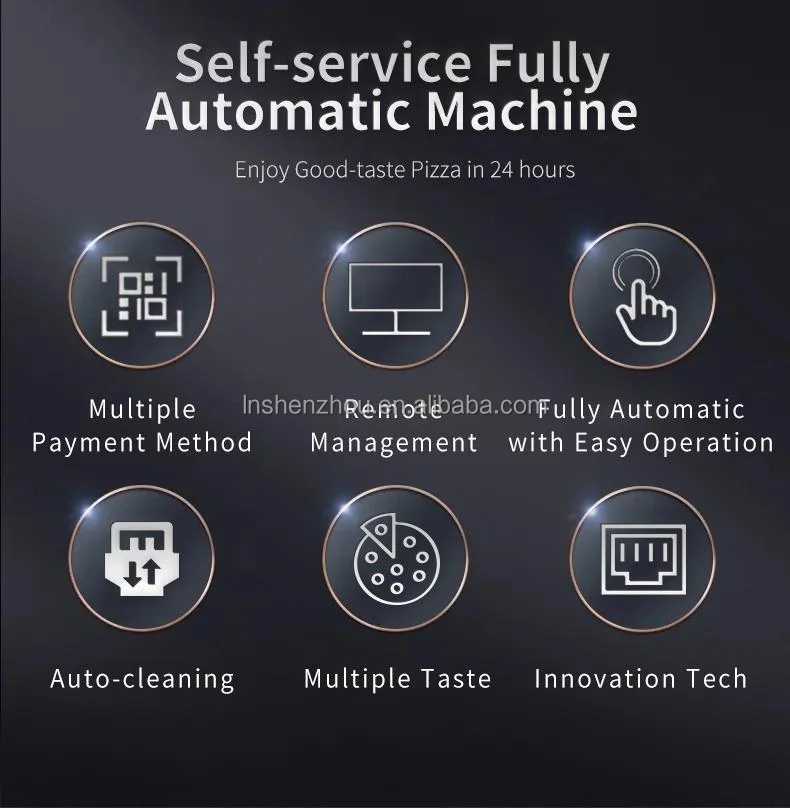 Pizza Making Vending Machine Fast Food Fully Automatic Pizza Vending Machine For Sale