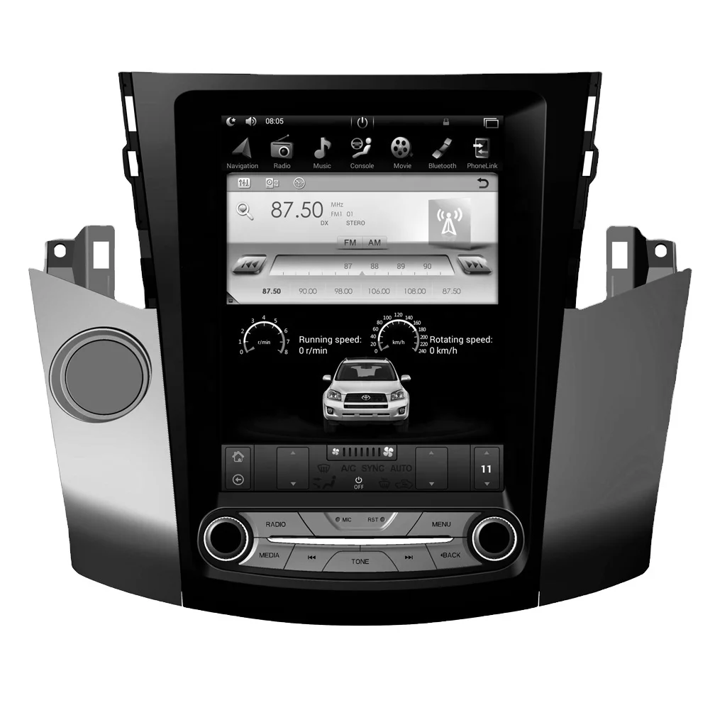 Автомагнитола Android 9 для TOYOTA RAV4 2006-2012 мультимедийная навигация GPS видеоплеер