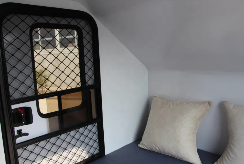 Small Size Campers Caravans With Fiberglass Toolbox