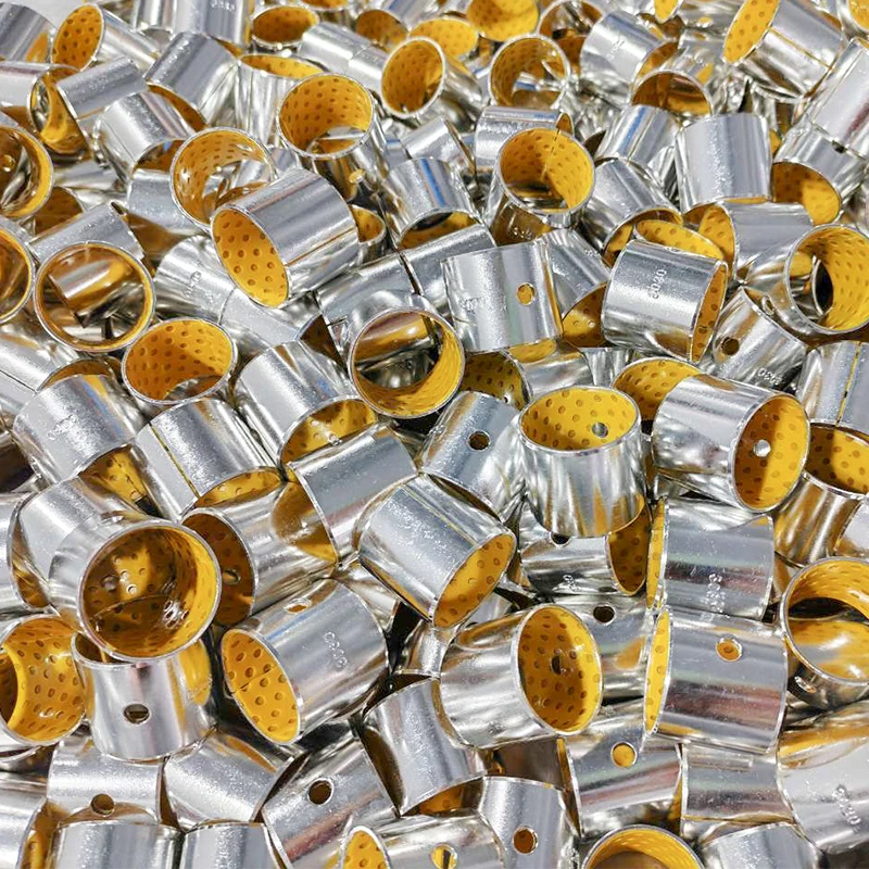 Wrapped Steel Bronze POM Coated Metal Composite Bearing Bushing OEM DX SF-2 PAP P20 Bushings With Tin or Copper Plated