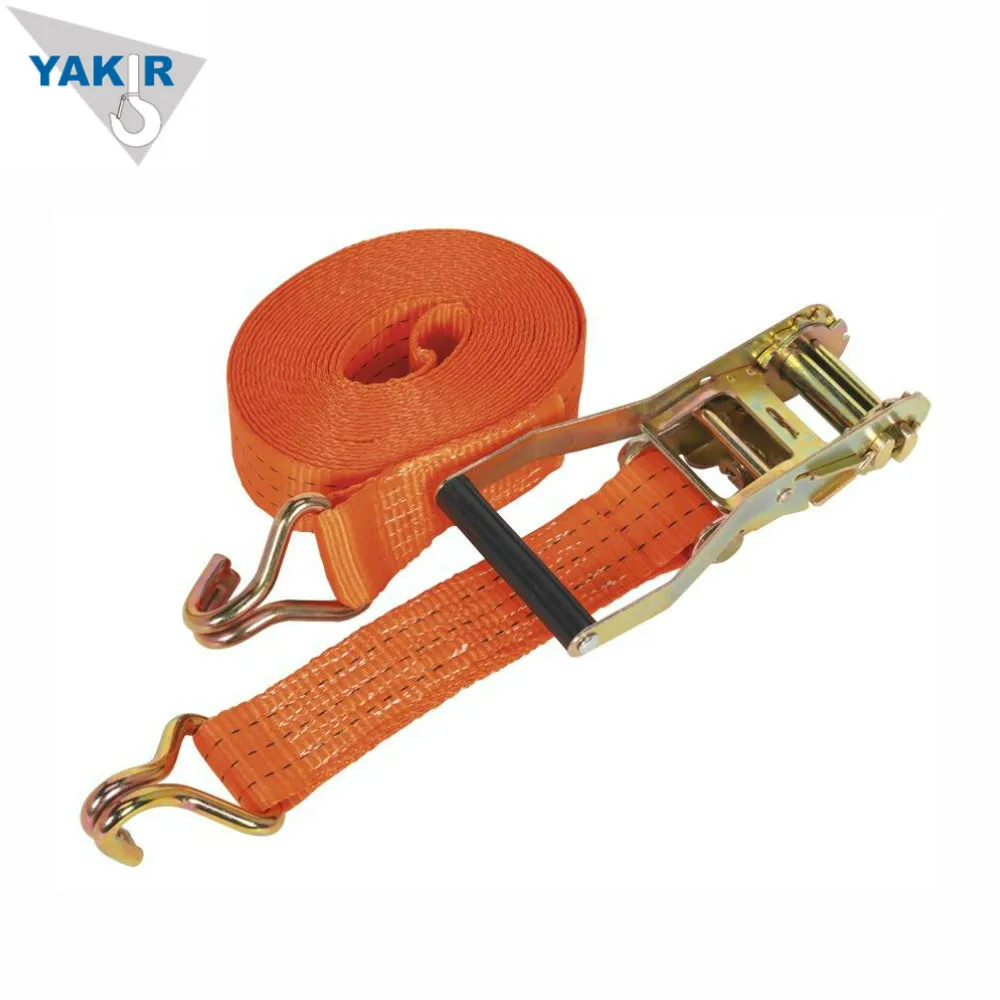 Competitive cheap price ratchet ratchet tie down lashing load strap for cargo