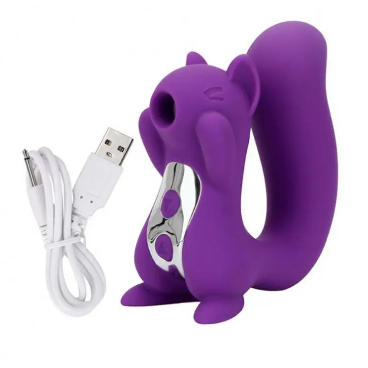 GYF New Sucker Female In-Boby Vibration Suction Rechargeable Squirrel Sex Suction Vibrator For Women