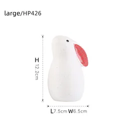 Wholesale ceramic wedding cute rabbit ornaments hotel home decor ornaments nordic home decoration pieces