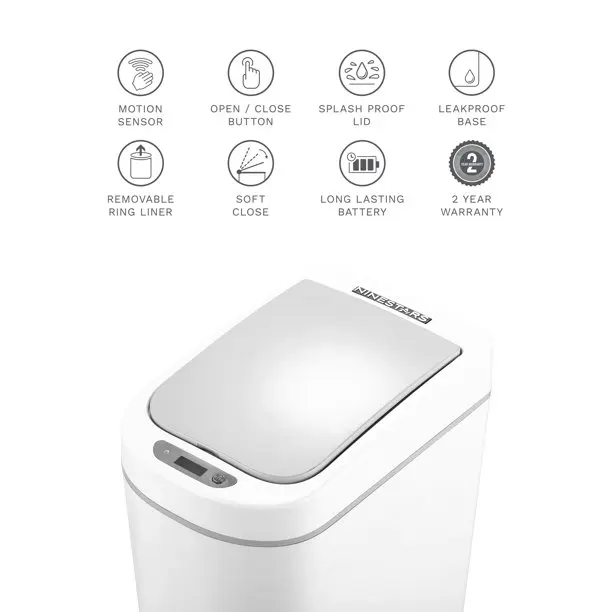 House gadgets home cleaning products household cleaning tools waterproof smart trash can for narrow place