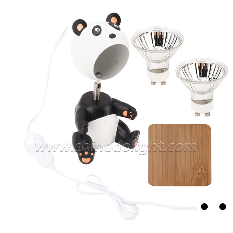 Cute panda wax lamp Cartoon robots decorate romantic atmosphere melting candle lights