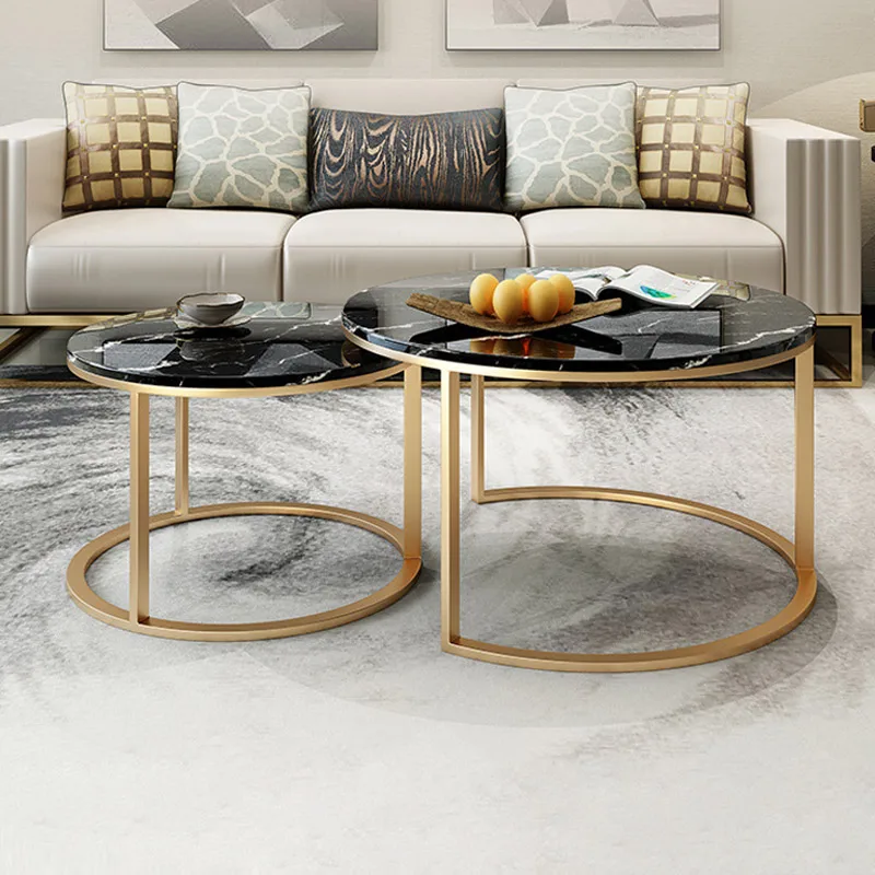 Роскошные круглые журнальные столики в скандинавском стиле оптом мебель мраморный металлический современный
