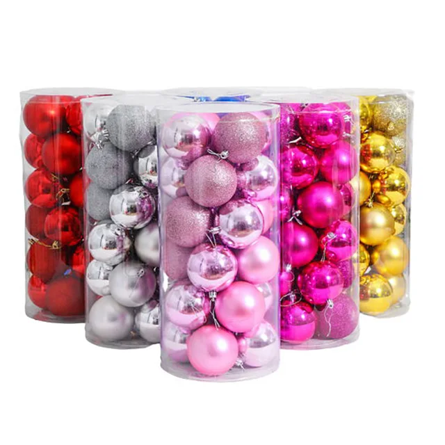 
Christmas tree ornaments Popular beautiful plastic ball 
